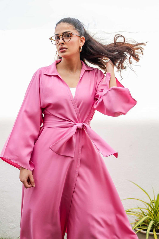 Algiers Abaya - Pink - Hayaa0fficial