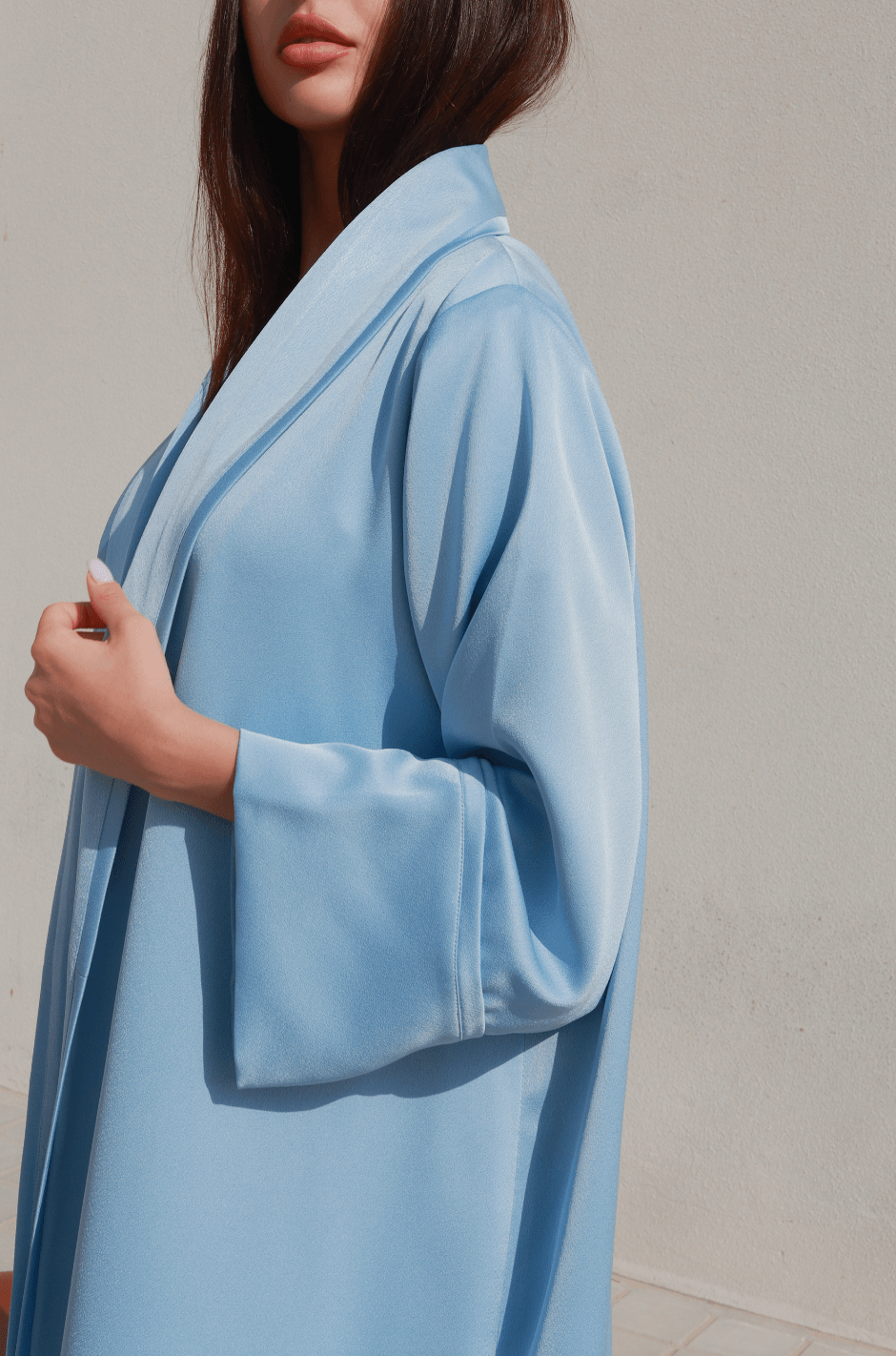 Bousaada Abaya Set - Sky blue - Hayaa0fficial